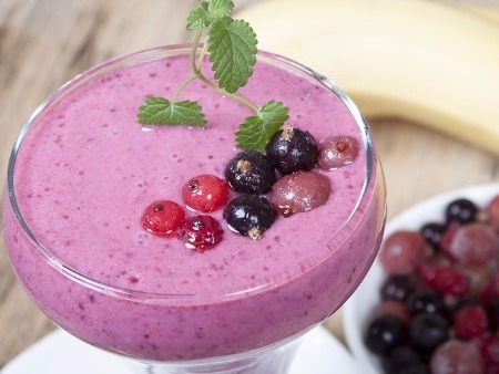  Banana Blueberry Smoothie