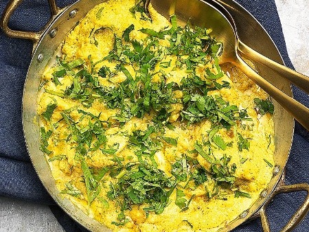 Vegetarisk Korma - Utan blomkål